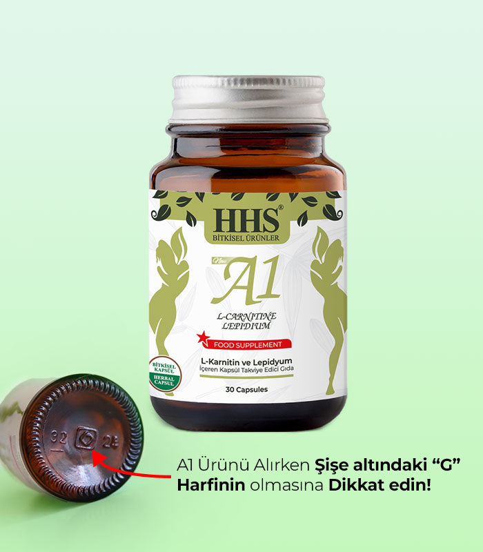 HHS New A1 L-Carnitine Lepidium Herbal Capsules – 30 Capsules