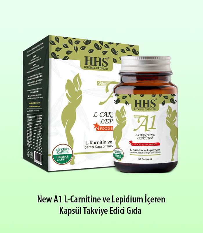 HHS New A1 L-Carnitine Lepidium Herbal Capsules – 30 Capsules